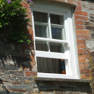 Example of a sash window